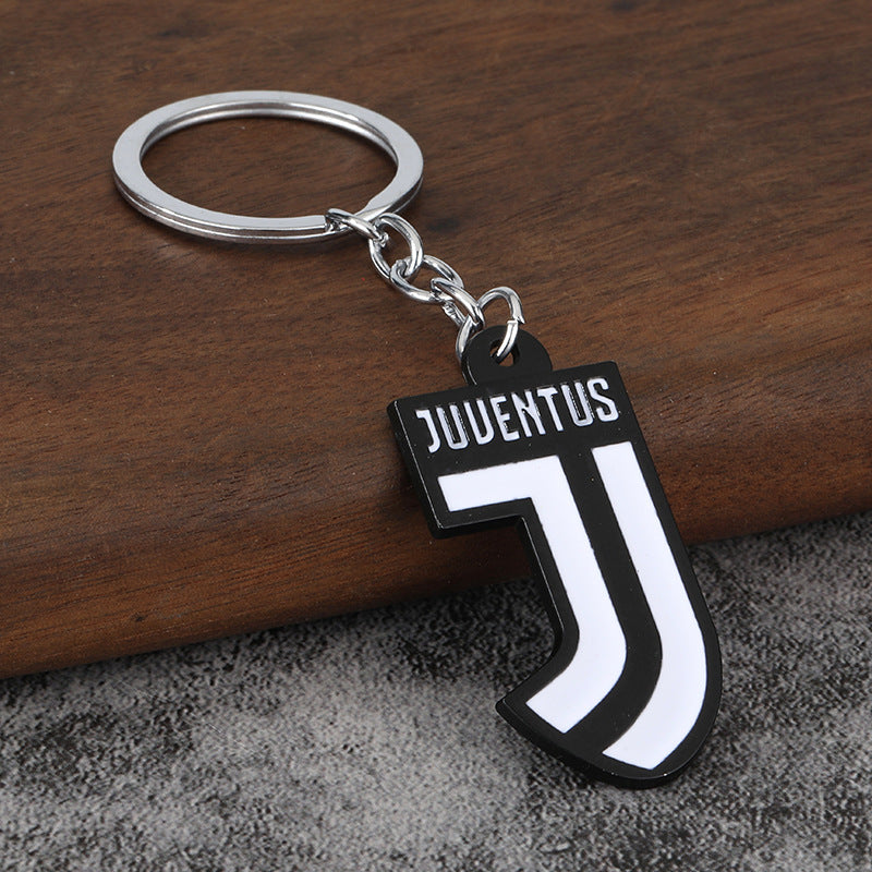 Colorful Football Club Zinc Alloy Keychain Gift Pendant