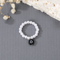 Faux Pearl Evil Eye Stretch Bracelets and Beaded Rings view 10