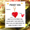 Pocket Hug Enamel Heart and Tulip Clip Charm on Message Card view 4