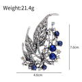 Leaf Openwork Metal Brooch Pin for Jackets and Lapels view 2