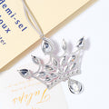 Rhinestone Crown Pendant Ornament Clear Pink Two Styles view 4