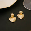 Gold Ribbed Hearts