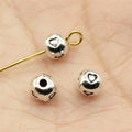 5x5x4mm 0.4g Multicolor Zinc Alloy Heart Loose Metal Beads for Bracelet Necklace Jewelry Making