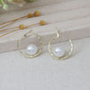 Pale Gold Hoops