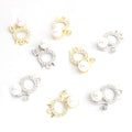 Enamel-Look And Pearl-Look Silver Gold Cat Pearl-look And Alloy Charms in 2 Styles view 5