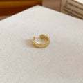 Textured Pearl Ear Cuffs in Gold or Silver Tone Four Options view 9