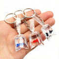 Transparent Goldfish Keychains in Five Accent Colors view 4