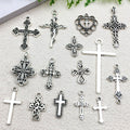 Metallic Cross Metal Charms with 28 Listed Options view 1