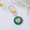 Green Crystal Heart