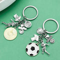 Soccer Charm Keychains in 30 Pictured Variations for Bags and Keys view 3
