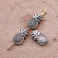 Pineapple Shaped Spacer Bead in Detailed Metal Finishes for Jewelry Making view 2