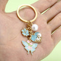 Butterfly Charm Keychains in 32 Pictured Variations for Bags and Keys view 2