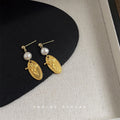 Freshwater Pearl Gold Tone Earring Collection Drop Styles view 8