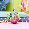 Pearl Accent Jeweled Gourd Keychains with Braided Wrist Loops view 5