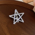 Crystal Star And Resin Bear Duckbill Hair Clips Styles view 6