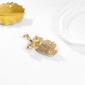 Blue Gold Tone Butterfly Crystal Enamel Metal Brooch Pin view 5