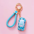Jeweled Beetle Car Keychains in Four Colors with Multiple Loops and Wrist Straps view 11
