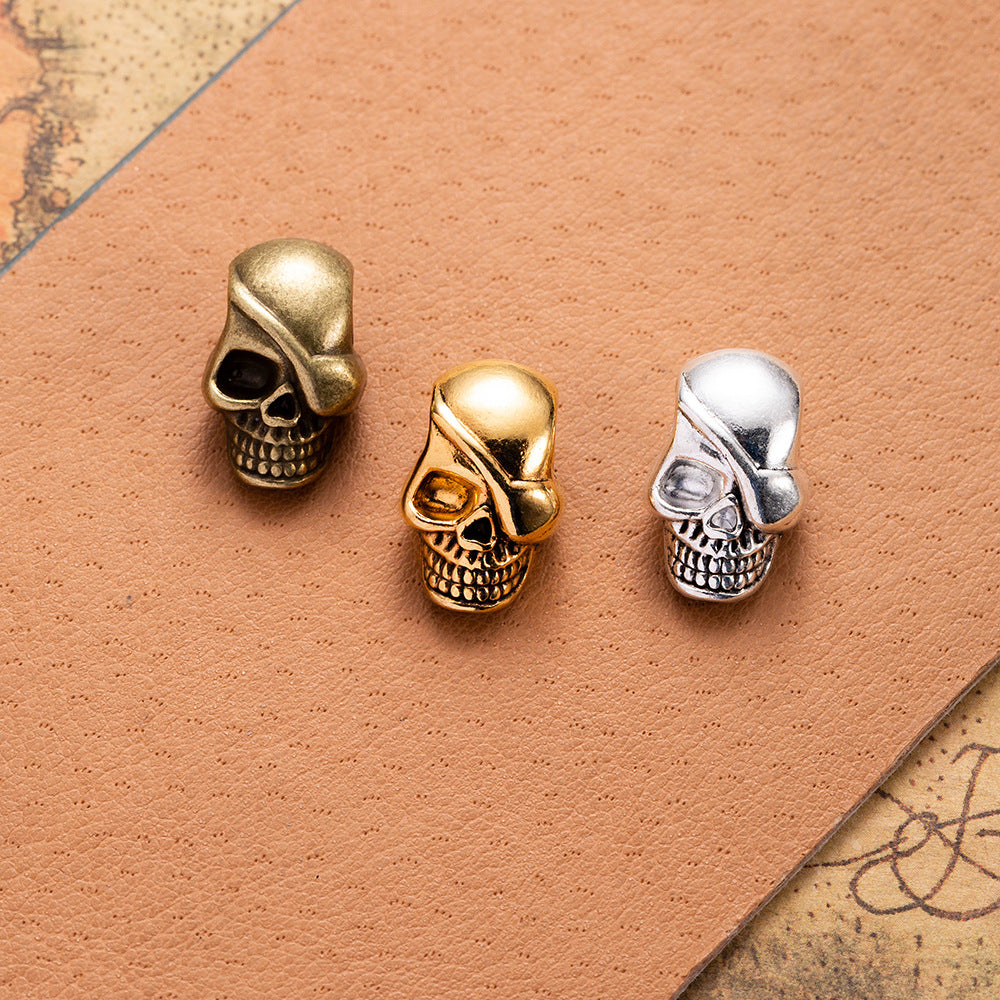 19x12mm Skull Large Hole Alloy Bead