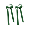 Green Ribbon Hoops