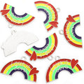 Rainbow and Heart Enamel Charms in Eight Color Combinations view 7