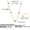 Gold Black Necklace