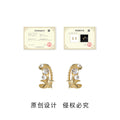 Gold Starfish Shell Pearl Hoop Earrings Pair Two Styles view 3