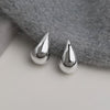 Polished Silver Drop