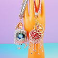 Long Pearl Curtain Shell Keychains in Five Colors plus Assorted Option view 4