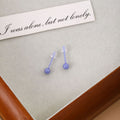 Six Color Clear Post Ball Stud Earrings for Multiple Piercings view 10