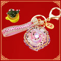 Moonstone Peony Flower Keychains in Five Colors plus Assorted Option view 3