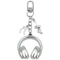 Silver-Led Headphone and Music Note Clip Keychain Eight-Color Collection view 5