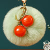 Mint-Green Persimmon-Pom