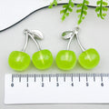 Acrylic Cherry Charm Pendants