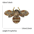 Jeweled Bee Brooch for Jackets Scarves and Coats and Lapels view 7
