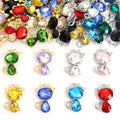 Faceted Crystal Cat Charms in Ten Colors and Two Metal Tones view 4