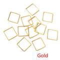 Open Square Metal Connector Frames in Four Finishes and Three Sizes view 9