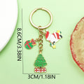 Christmas Charm Keychains Featuring White Snowman Across 81 Pictured Variations view 2