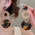 Woven Rattan Floral and Starfish Statement Earrings Collection view 11