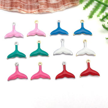Colorful Mermaid Tail and Mermaid Metal Charms with 12 Listed Options
