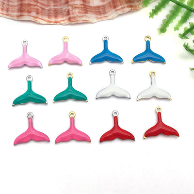 Printed detail graphic for the mermaid tail and mermaid charms