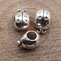 Double Sided Ladybug Large Hole Bead for Jewelry Making view 2