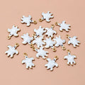 Tiny Colorful Enamel Starfish Charms in Seven Options view 6