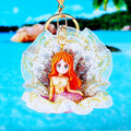 Glitter Shell Mermaid Doll Keychains in Eleven Color Options view 12