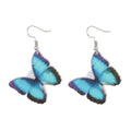 Photo Print Acrylic Animal Flower and Butterfly Hook Earrings view 4