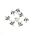 Enamel-Look Umbrella Alloy Charms in 12 Styles for Jewelry Crafts view 6