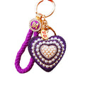 Pearl Heart Keychains with Plain Fortune and Loose Heart Loop Options view 5