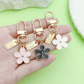 Rose, Sunflower and Daisy Charm Keychains in 42 Pictured Variations for Bags and Keys view 2