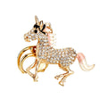 Crystal Unicorn Keychains in Plain Corded and Loose Loop Options view 5