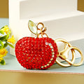 Mixed Jeweled Apple Durian Cranberry Cherry and Mini Fruit Keychains view 6