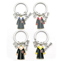Graduation Charm Keychains Featuring Flower Across 31 Pictured Variations view 5